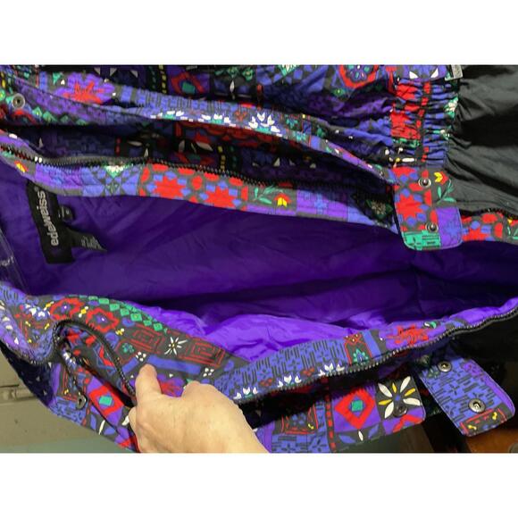 Edelweiss Vintage Retro Colorful Patterned Snowsuit 10 - Picture 10 of 15